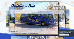 Desktop Screenshot of antolinbus.com