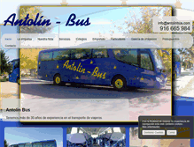 Tablet Screenshot of antolinbus.com